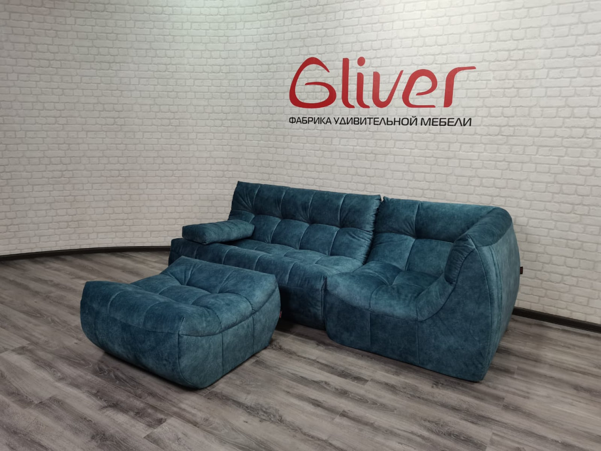 Диван ДеИтали в ткани Ламбре