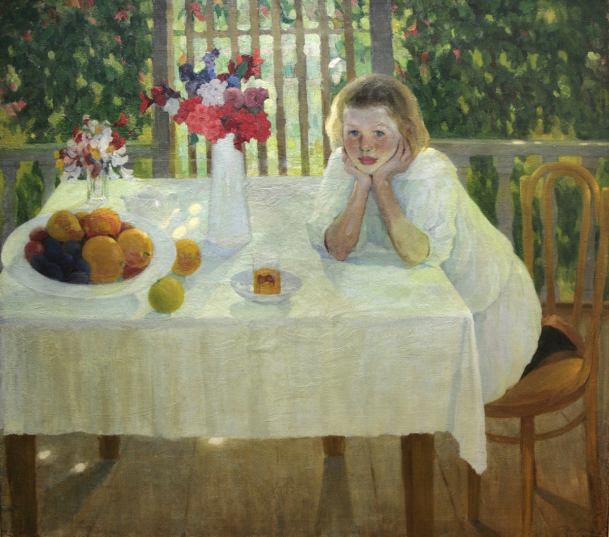 Богатырев И. С. 1912. Портрет девочки. РОМИИ