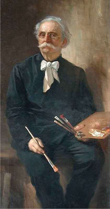 Черкасов П. И. Портрет художника Богатырева. 1912. РОМИИ