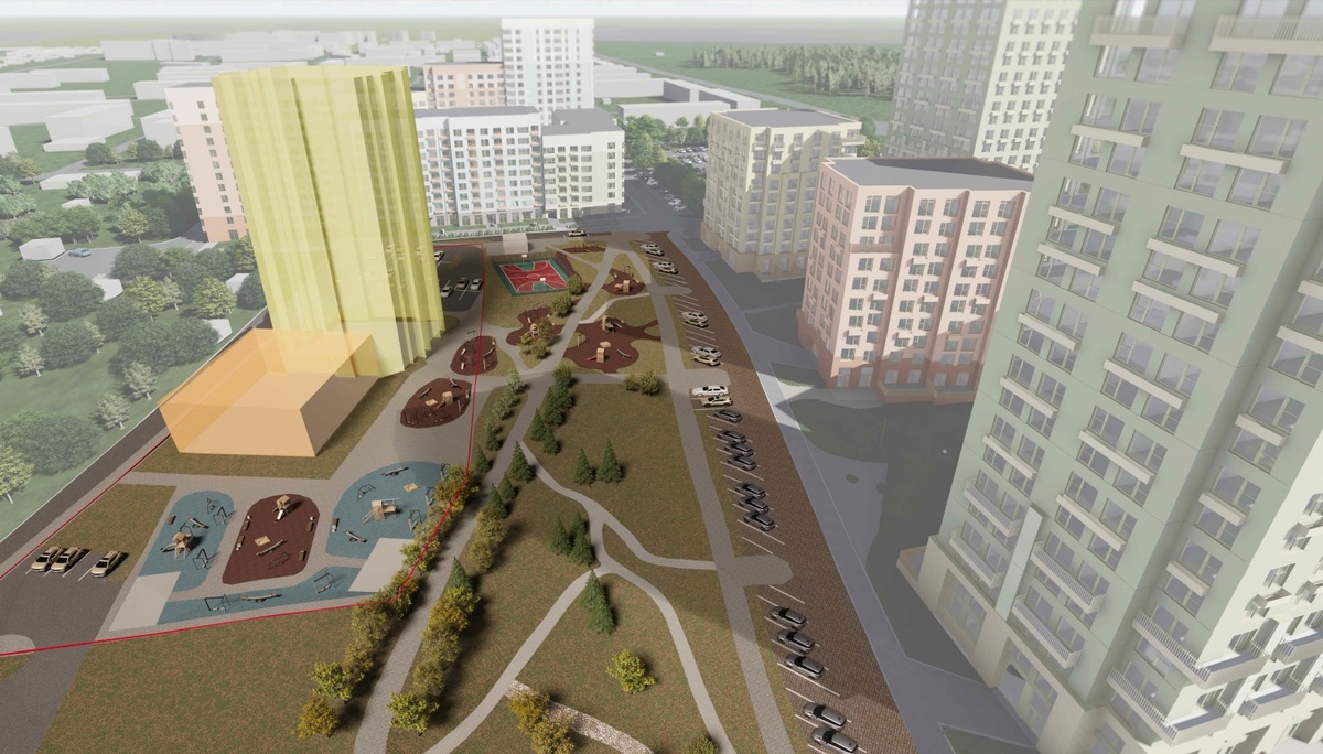 Эскиз дома на Герцена, 5е