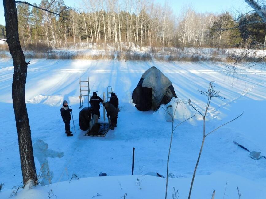    Купель на реке Каракан. Фото из архива редакции