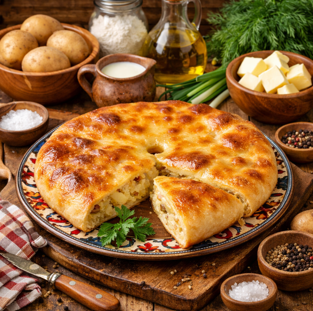 Осетинский пирог с картофелем рецепты от Дарики