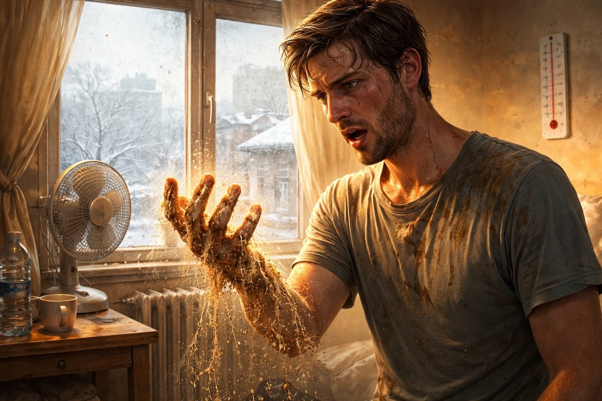    Зимой в квартирах так сухо, что мы будто сыпемся как песочные люди