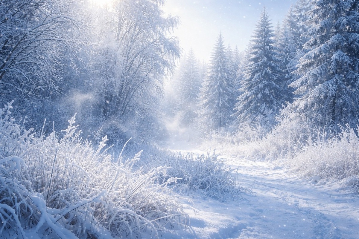    Зимний воздух неспособен удерживать влагу