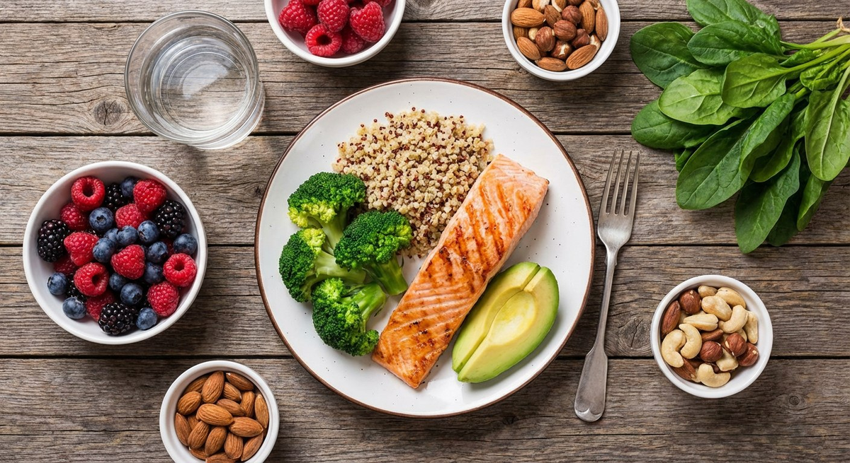  Фото: нейросеть. Как продукты питания влияют на состояние кожи, волос и ногтей