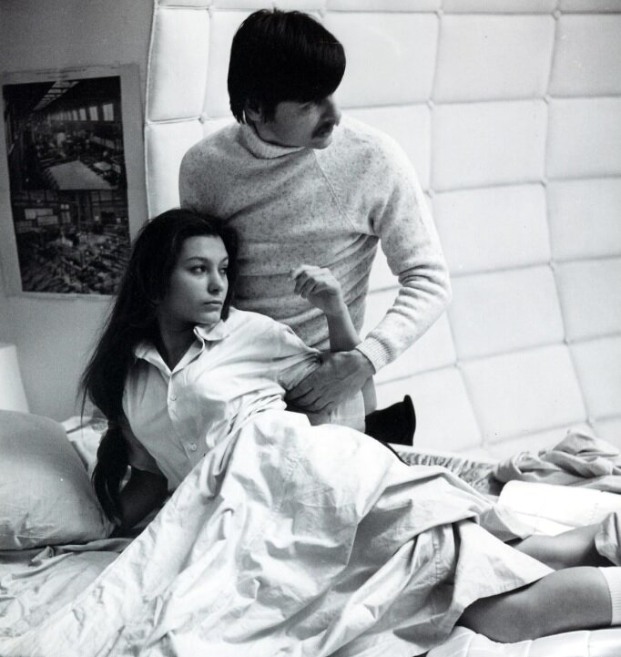Наталья Бондарчук и Андрей Тарковский на съемках фильма «Солярис», 1972 год