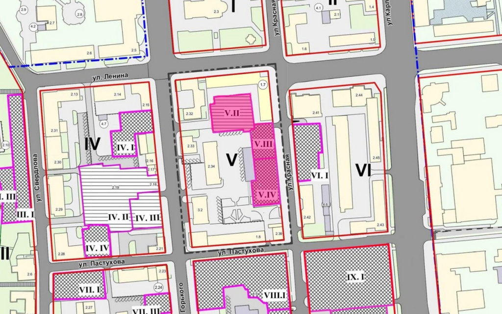  Планируемые зоны застройки выделены розовым. Фото: постановление правительства Удмуртии