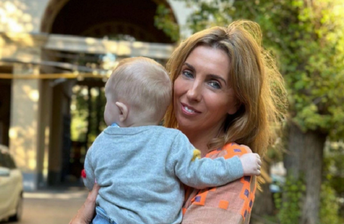 Светлана с сыном Петей