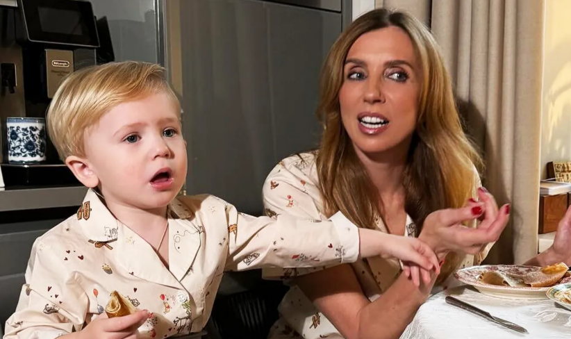 Светлана Бондарчук с сыном