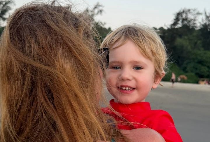 Петя с мамой