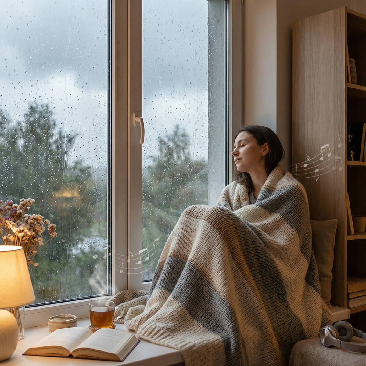 Дождь за окном: когда капли становятся мелодией уюта