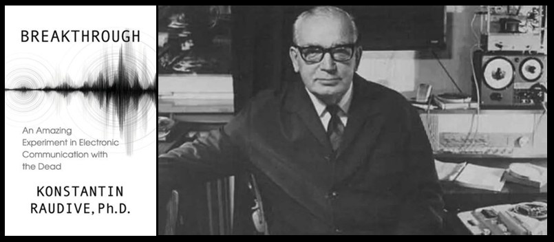 Константин Раудив (Konstantīns Raudive) был латвийским исследователем, который стал известен благодаря своим экспериментам с электронными голосами (EVP — Electronic Voice Phenomenon). Он утверждал, что смог записать множество сообщений от духов с помощью различных технических устройств, таких как магнитофоны и радиоприемники. В 1971 году Раудив опубликовал книгу под названием "Прорыв" (Breakthrough), в которой он описал свои эксперименты и привел примеры записей электронных голосов. Книга стала популярной среди исследователей паранормальных явлений и привлекла внимание к теме EVP.