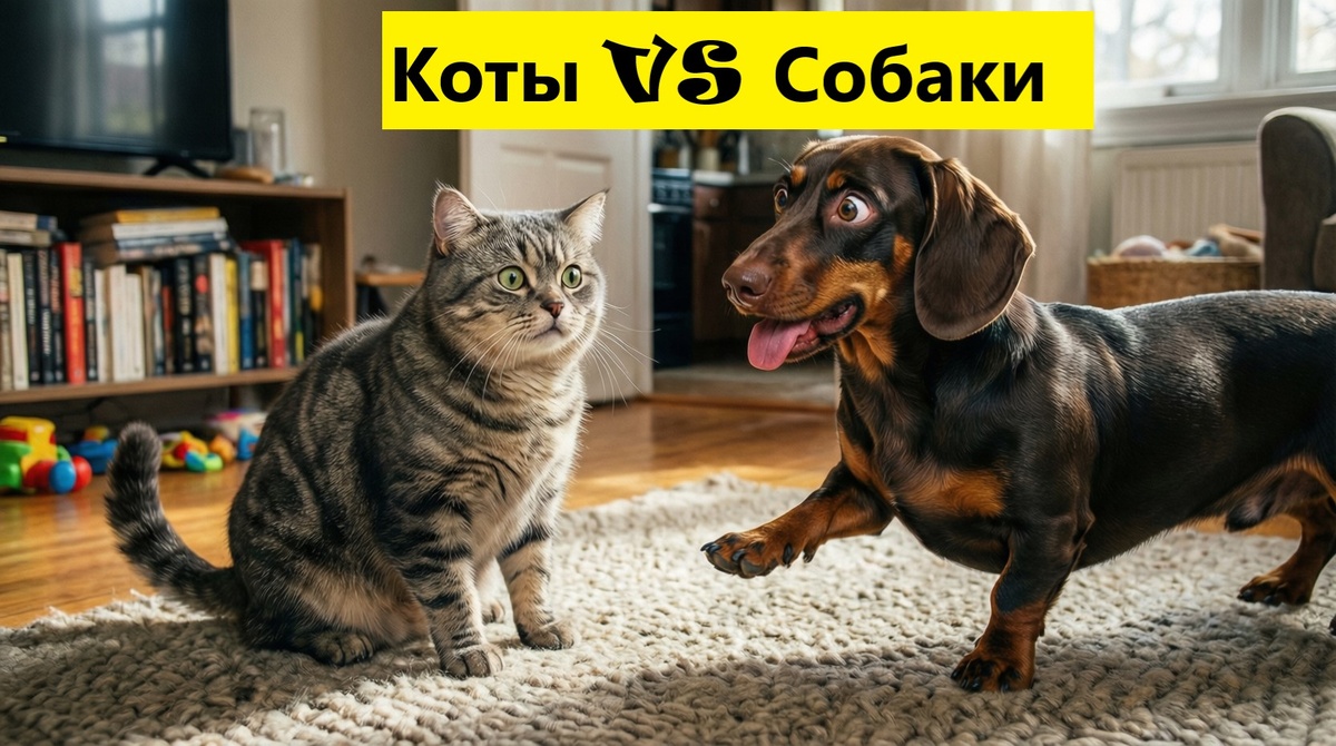 Кого лучше завести кота или собаку?