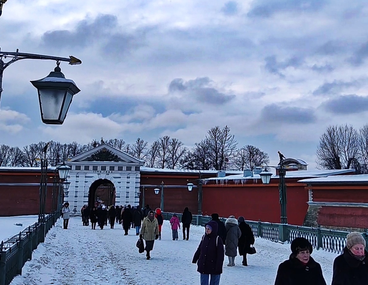 Вход в крепость.
