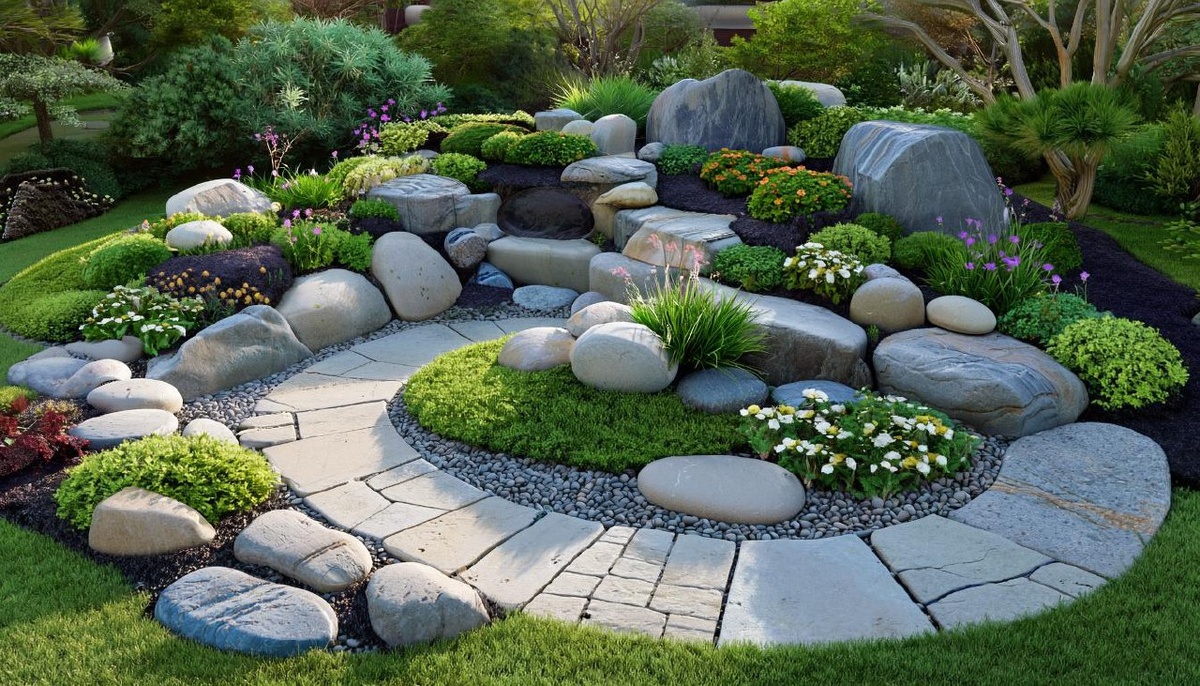 Камни для рокариев — секреты природного дизайна