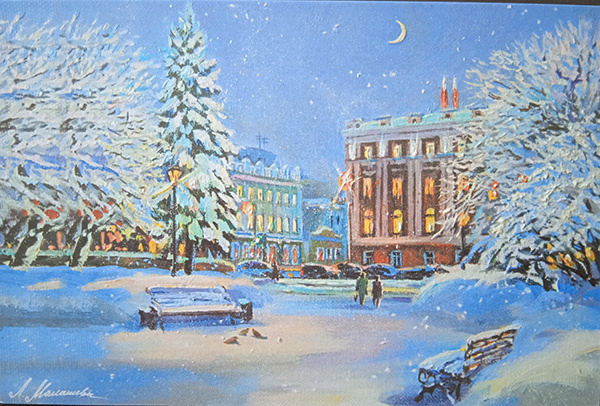 Рождественский вечер. Пермь. Худ. Л. Малышева