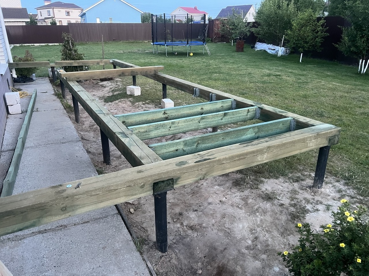 Установка лаг, начало...