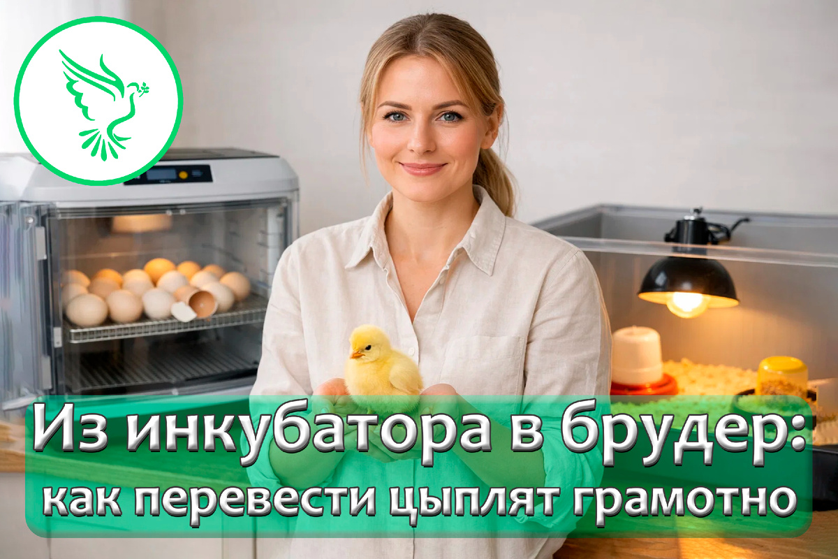 Переводим цыплят из инкубатора в брудер