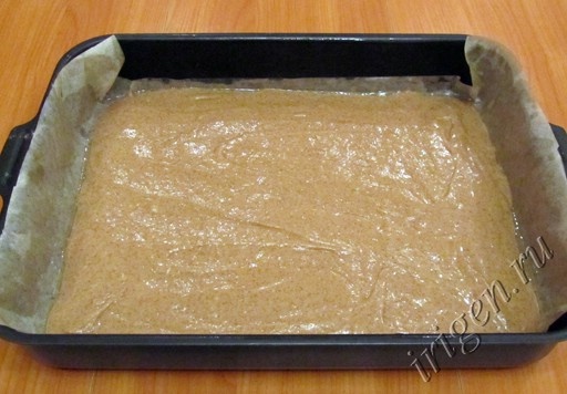 Перед выпечкой