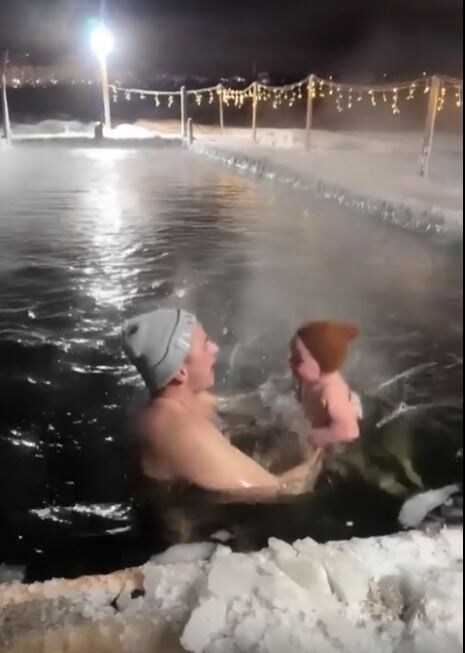 Моржевание годовалого ребенка