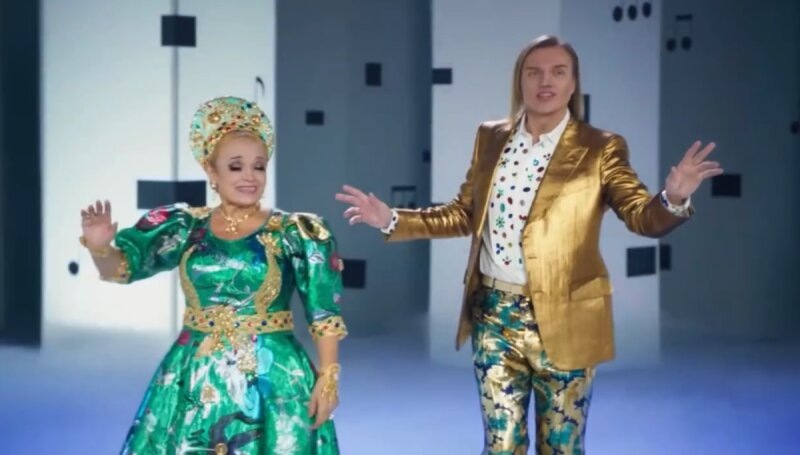    Надежда и Григорий Кадышевы. Скриншот с видео. Ист. -соцсети Н. Кадышевой