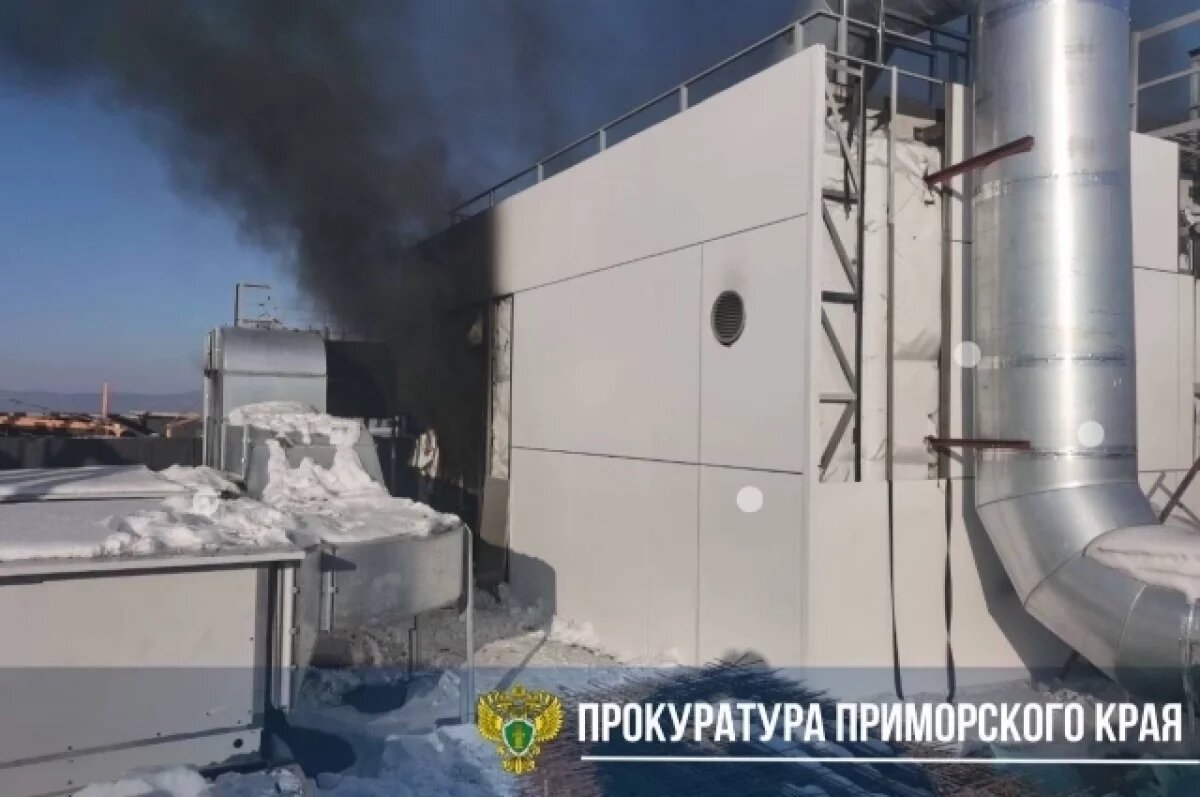    В Артёме на 16 этаже строящейся высотки произошло крупное возгорание