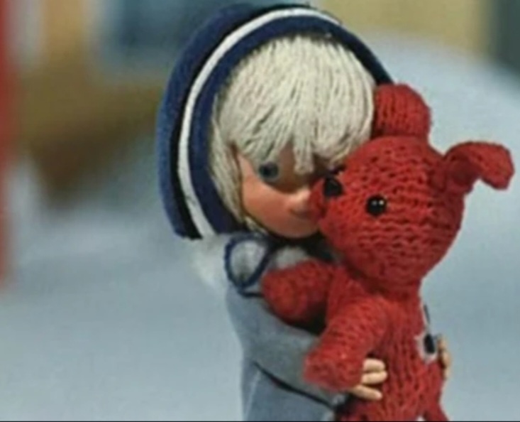 Кадр из мультфильма "Варежка"