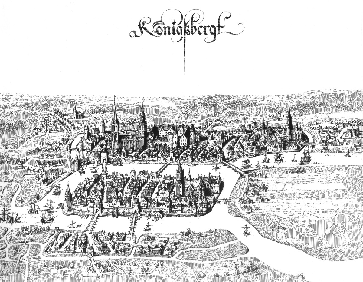 Старинный Кёнигсберг.