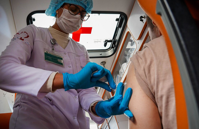    Кампания по вакцинации в Москве. Архив.Александр Авилов/АГН «Москва»