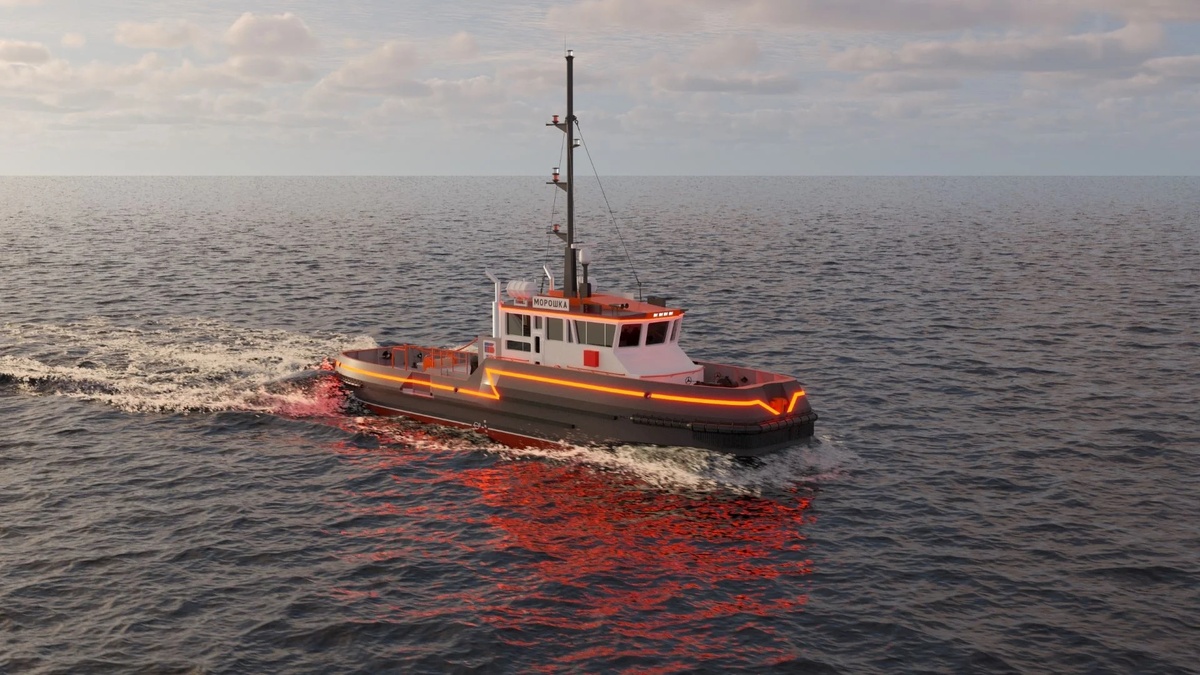 "Петробалт" разработал концепт-проект гибридного ледокольного буксира / Фото: "Проектно-конструкторское бюро "Петробалт", ООО  📷
