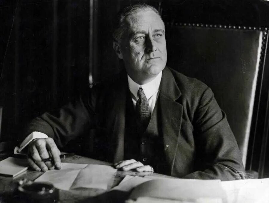 Президент США Рузвельт, 1930-е годы. фото из rg.ru