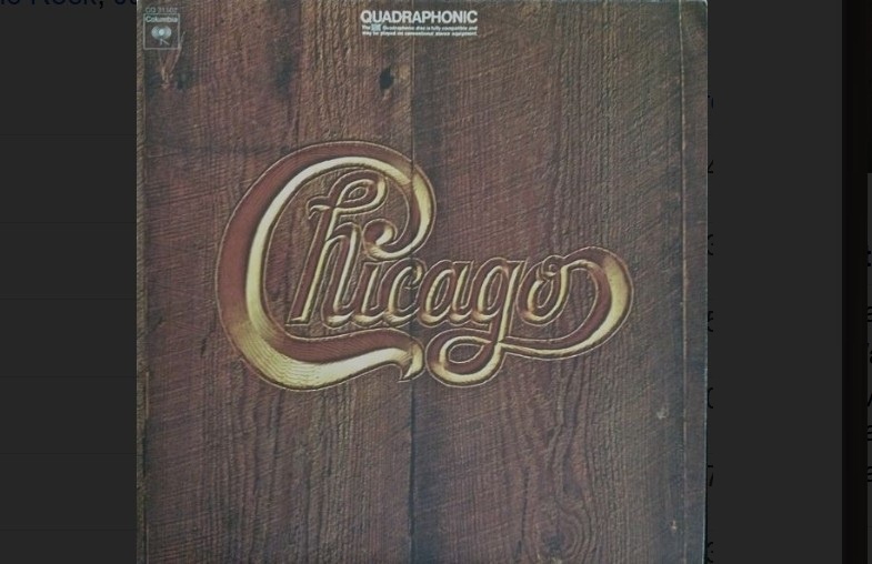 Chicago "Chicago V" Quadradisc LP, 1974