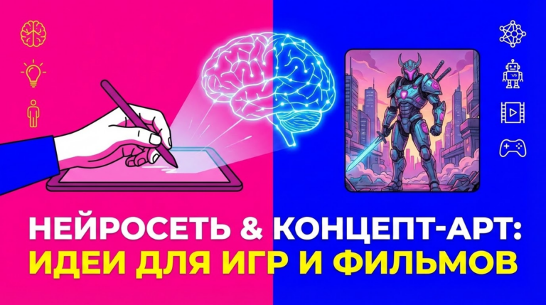    Как создать концепт-арт с помощью нейросети: визуализация идей для игр и фильмов admin