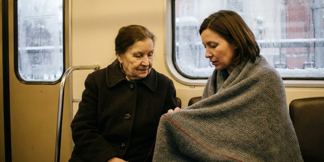 Связала шаль подруге. Через 60 лет увидела её на чужих плечах