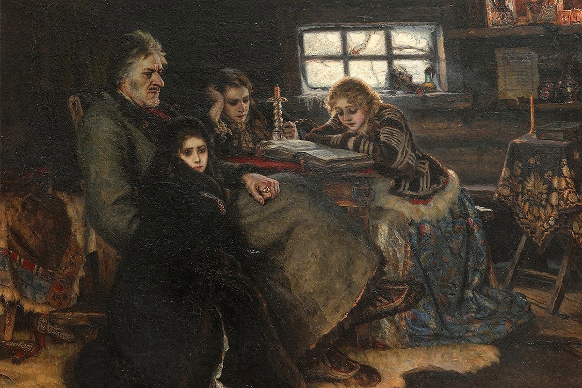    Картина "Меншиков в Березове" Василия Сурикова (1888). / my.tretyakov.ru