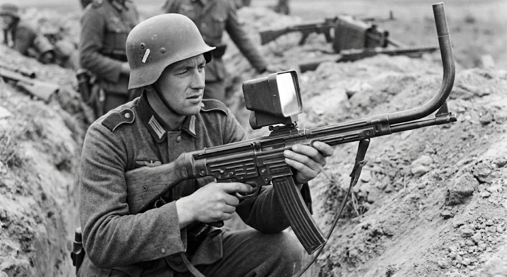 Немецкий Krummlauf. Пули в нем буквально «стирались» об изогнутый канал ствола, превращаясь в шрапнель. Ствол выдерживал всего пару сотен выстрелов.