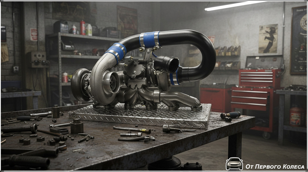 Турбина в мастерской