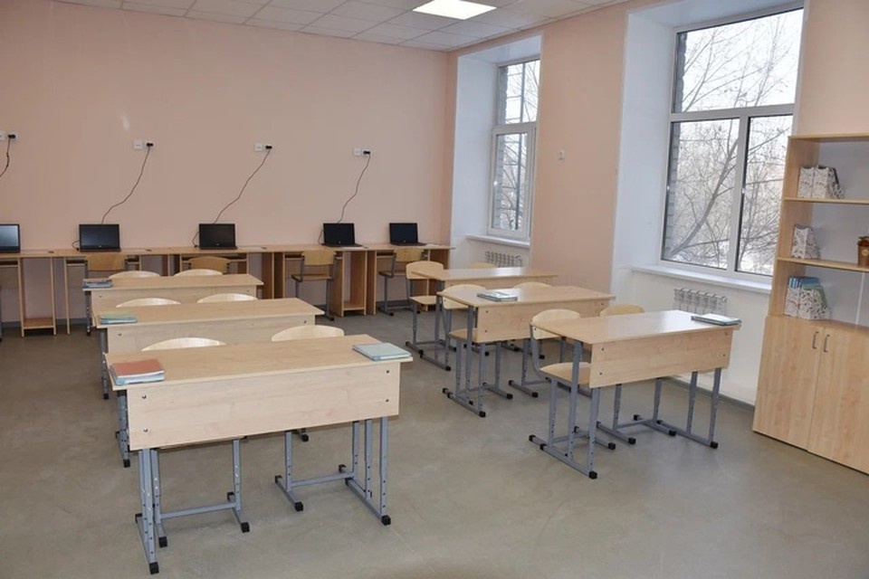    В Красном Луче после капремонта открылась школа, пострадавшая от обстрелов ВСУ. ФОТО: ТГ-канал Минобрнауки ЛНР