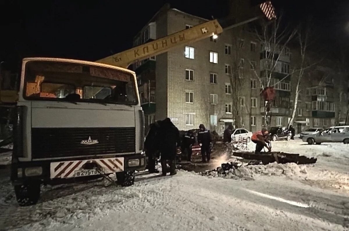    В Мелеузе за ночь устранили аварию на теплотрассе и восстановили отопление