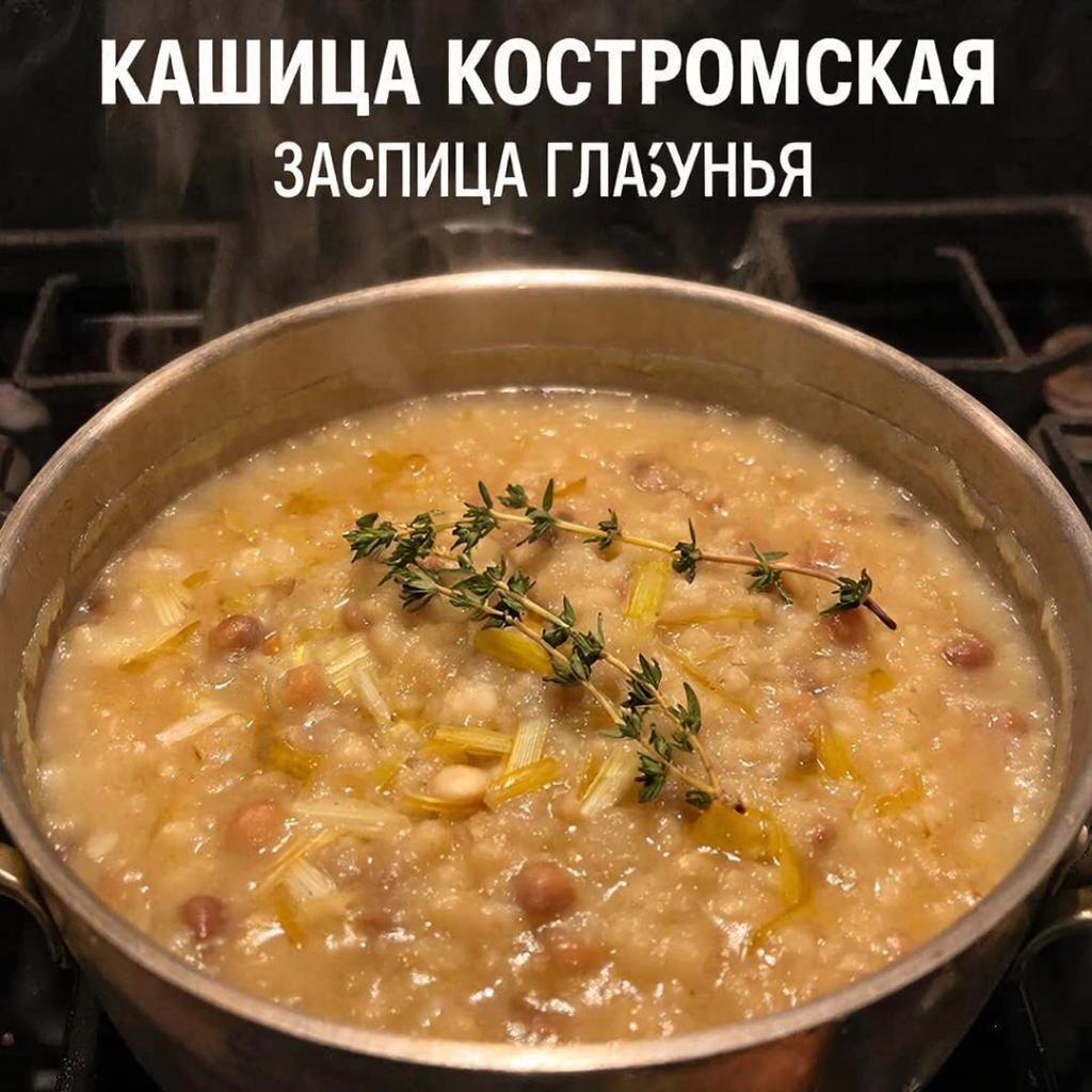 Кашица Костромская (Заспица Глазунья): Вкус Традиций на Вашем Столе 