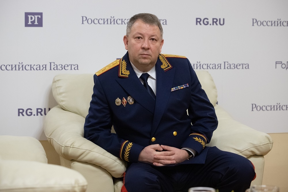    Глава ГСУ СК РФ по Санкт-Петербургу Павел Выменец стал гостем "Российской газеты" / Святослав Акимов / РГ