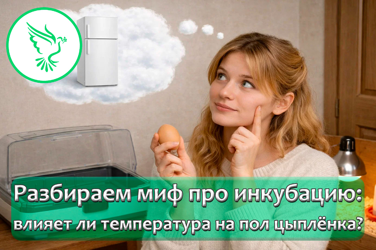 Можно ли температурой хранения «запрограммировать» пол цыплёнка?