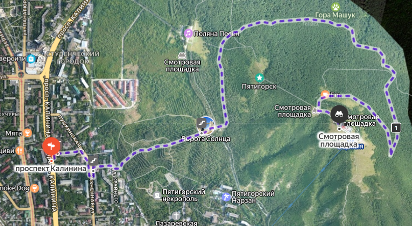 Тропа на Машук.