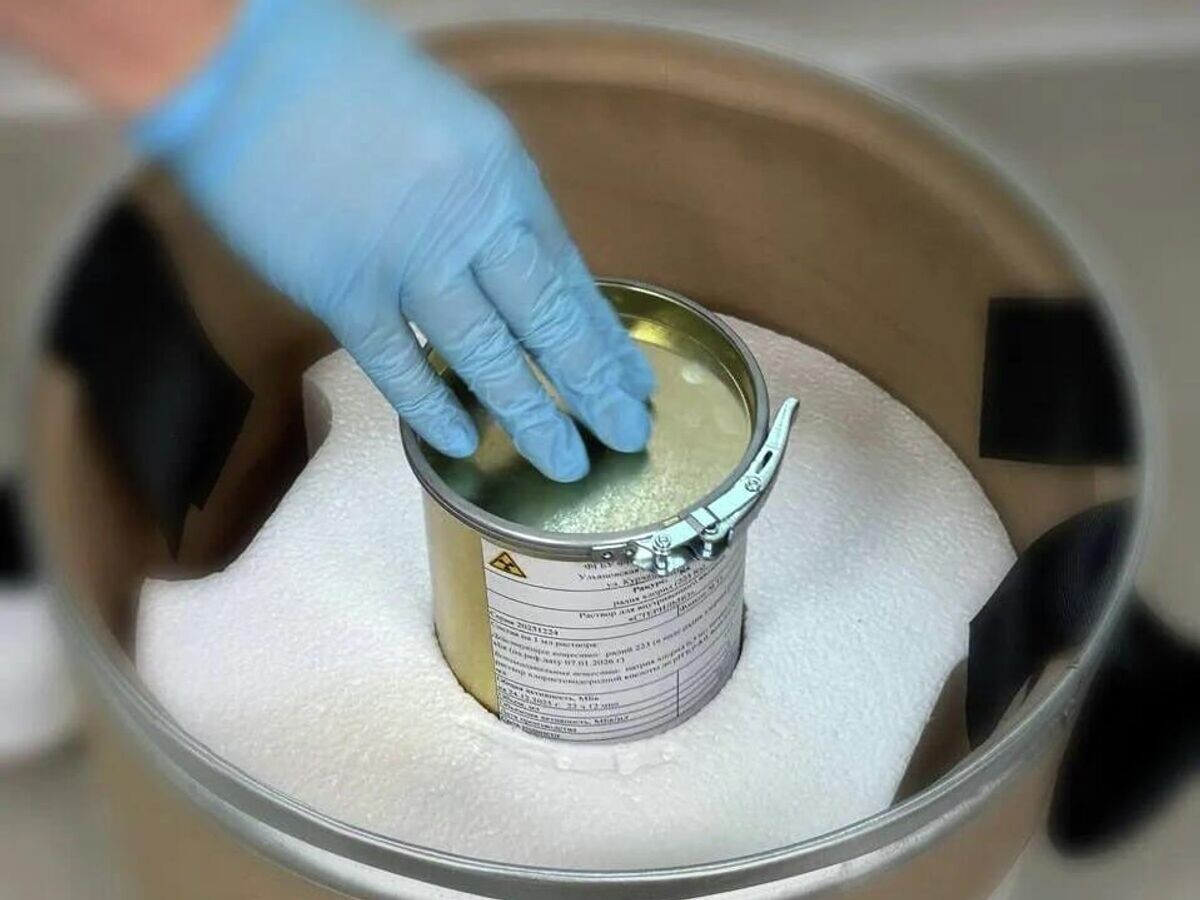    Новый российский препарат "Ракурс, 223Ra" для лечения рака поступил в больницы | © Фото : ФМБА России/Telegram