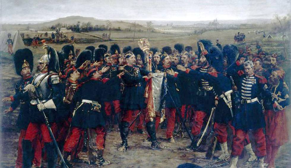 Капитуляция Императорской Гвардии в Меце 27 Октября 1870 г.