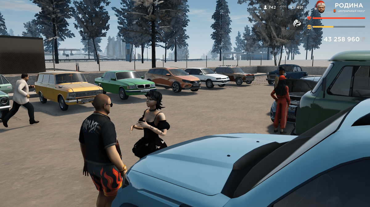 На автобазаре на Rodina Online можно найти любую интересующую Вас машину