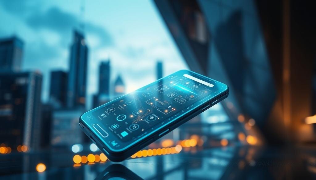    Визуализация технологий смартфонов будущего