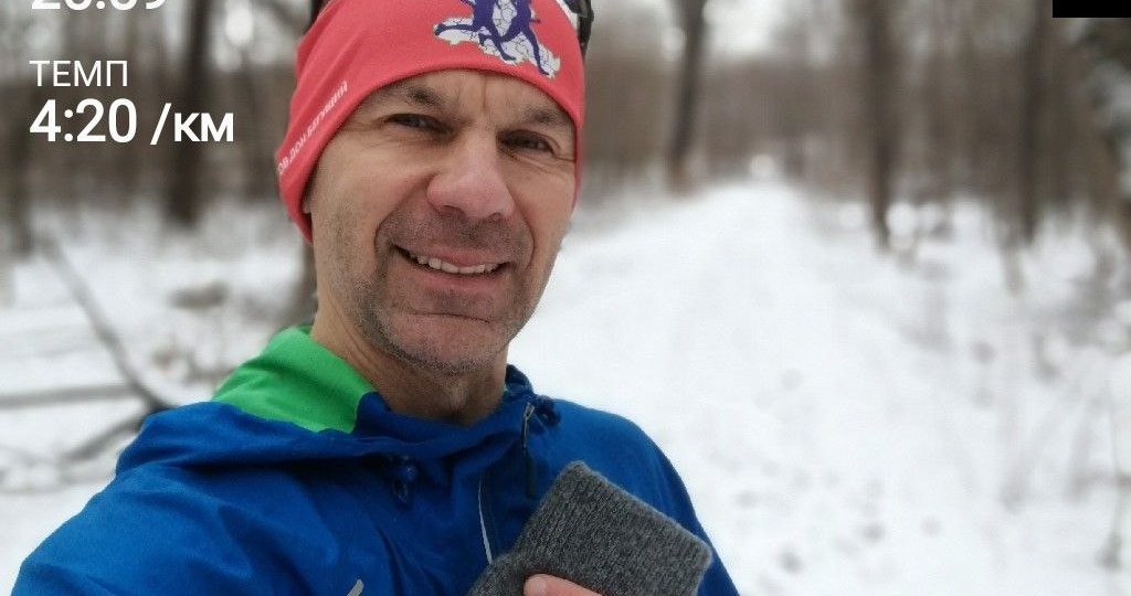 После вареников сделал жесткую беговую тренировку по снегу и морозу. Собачья жизнь