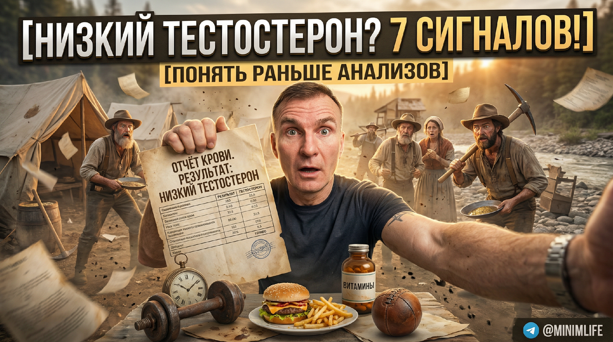 Низкий тестостерон у мужчин: 7 сигналов, которые замечают раньше анализов