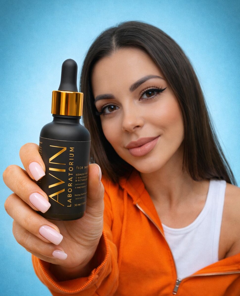 Сыворотка с микроиглами, ретинолом и ниацинамидом AVIN Laboratorium